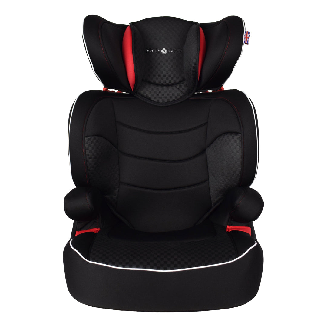 Augusta EZFix Group 2/3 Child Car Seat - Black/Red