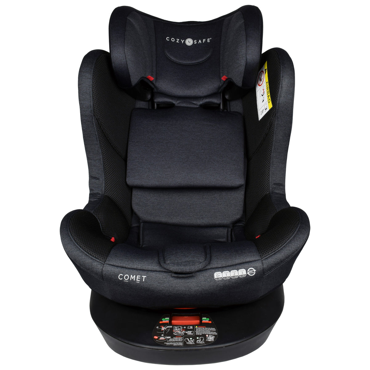 Comet 360° Group 0+/1/2/3 Child Car Seat - Graphite