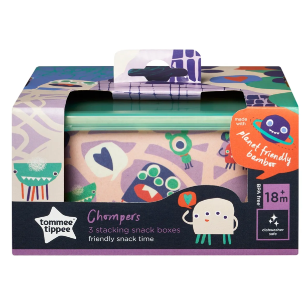 Tommee Tippee Bamboo Stackable Meal Boxes