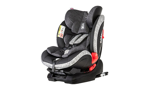 Arthur Group 0+/1/2/3 Child Car Seat - Black/Grey