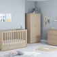 Luno 3 Piece Room Set with Drawer - Oak