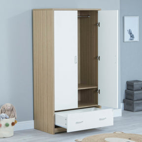Luno Veni Wardrobe - White Oak