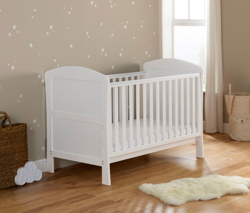 Aston Dropside Cot Bed White