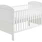 Aston Dropside Cot Bed White