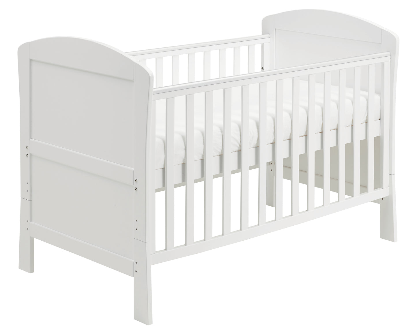 Aston Dropside Cot Bed White