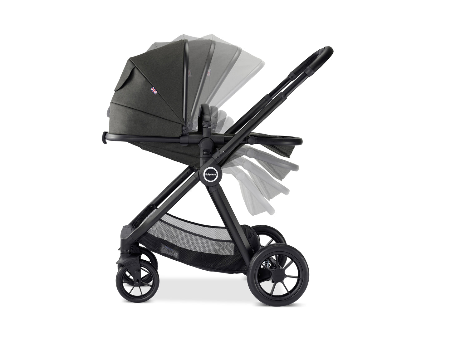 Memore V2 Travel System 13 Piece Pecan i-Size with base – Black