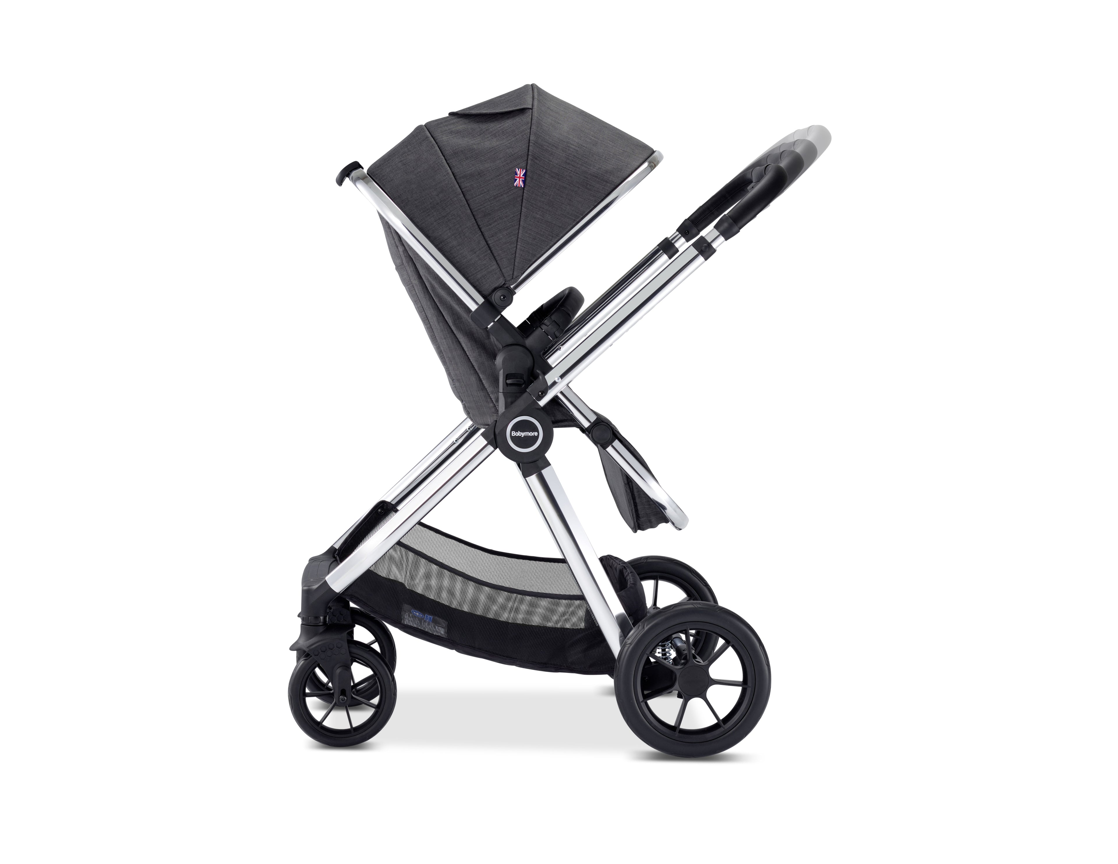 Memore V2 Pram Pushchair 11 Piece – Chrome