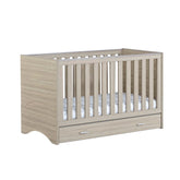 Veni Cot Bed With Drawer - Oak