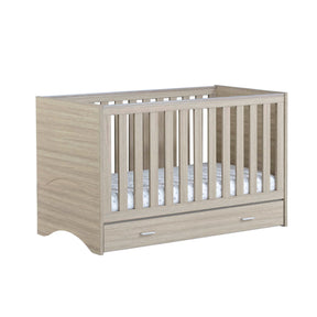 Veni Cot Bed With Drawer - Oak