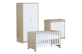 Luno 3 Piece Room Set - Oak White