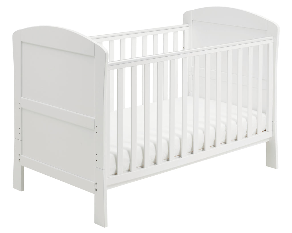 Aston Dropside Cot Bed White