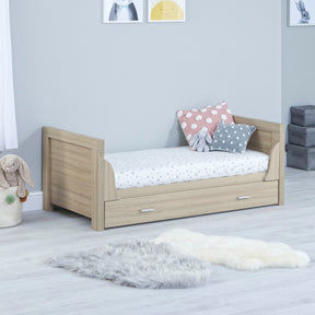 Luno Cot Bed With Drawer - Oak