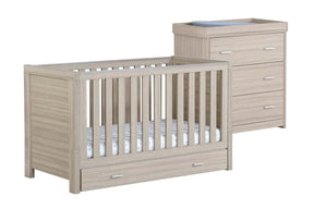 Luno 2 Piece Room Set with Drawer - Oak