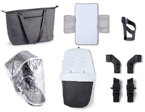 Memore V2 Pram Pushchair 11 Piece – Chrome