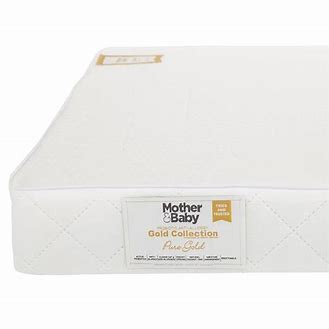 Mother & Baby Pure Gold Anti Allergy Coir Pocket Sprung Cot Bed Mattress