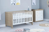 Luno 2 Piece Room Set With Drawer- Oak White
