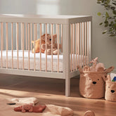 Lukas 2 piece Cot and Changing Table Soft Grey