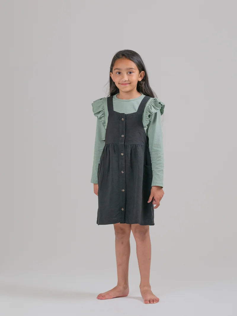 Pinafore Junior Girl Raven