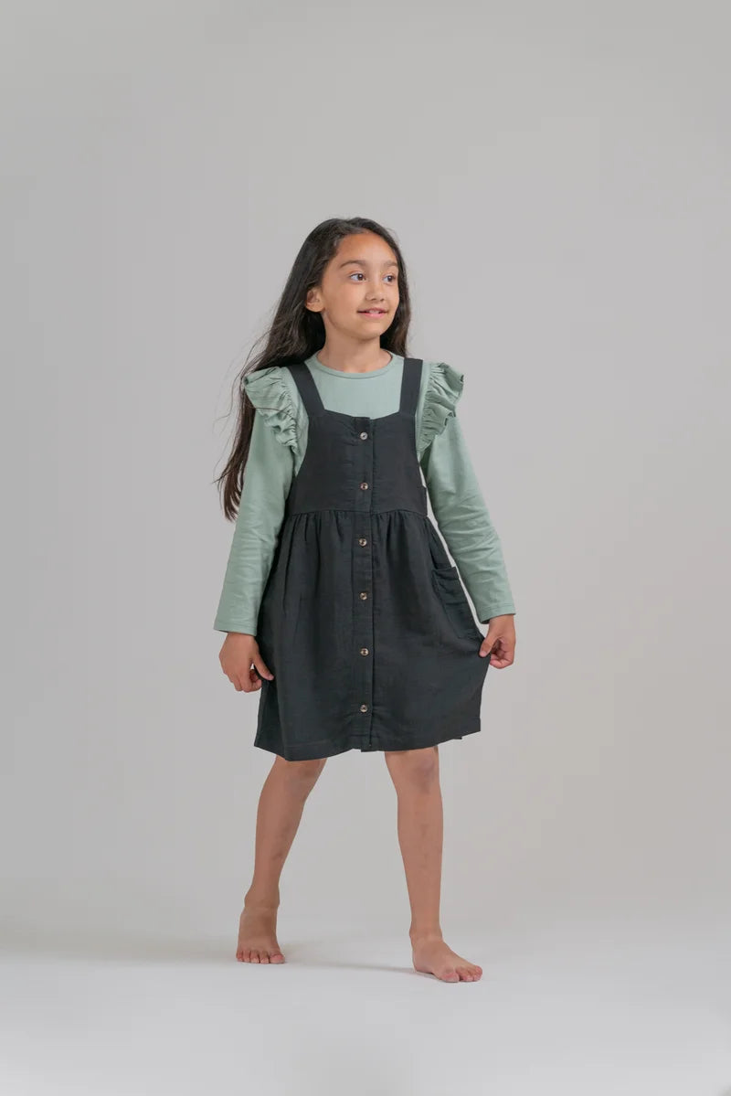 Pinafore Junior Girl Raven