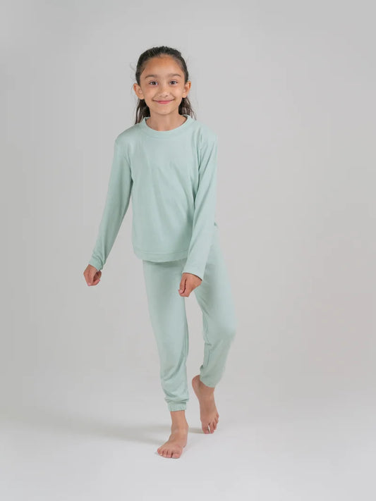 Mint Green Light Weight Girls Lounge Set