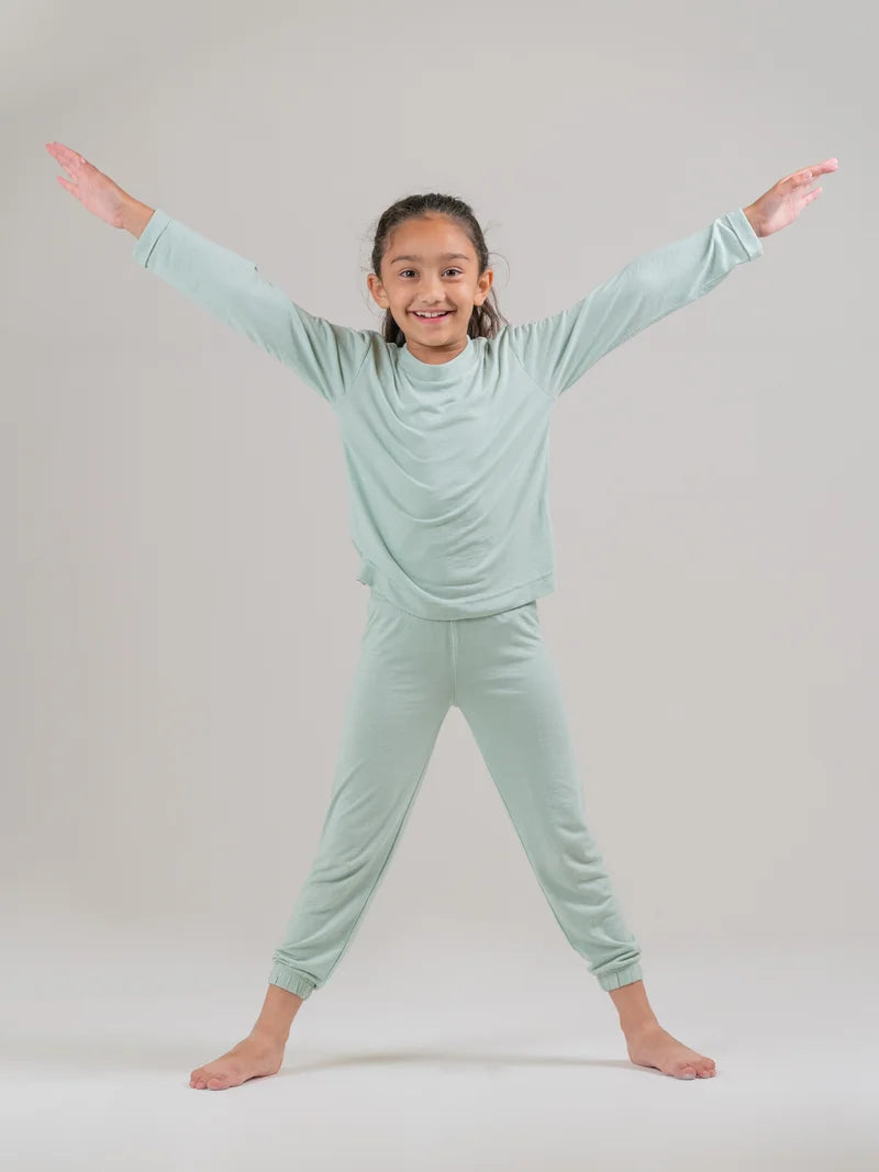Mint Green Light Weight Girls Lounge Set