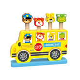 Wooden Pop Up School Bus