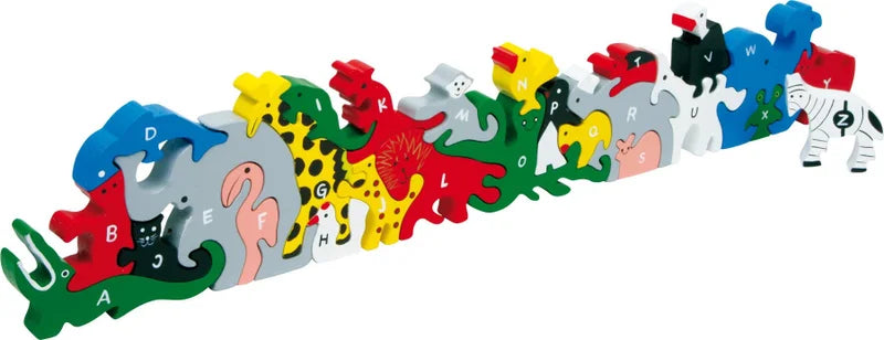 Letters and numbers animals jigsaw