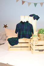 Tartan Dress 3pc Baby Girl Deep Teal Precious Little One Trading Limited Tartan Dress 3pc Baby Girl Deep Teal Precious Little One Trading Limited