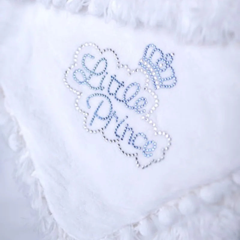 Bizzi Growin Koochicoo blanket Little Prince - White