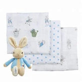 Peter Rabbit Soft Toy & Muslins Gift Set