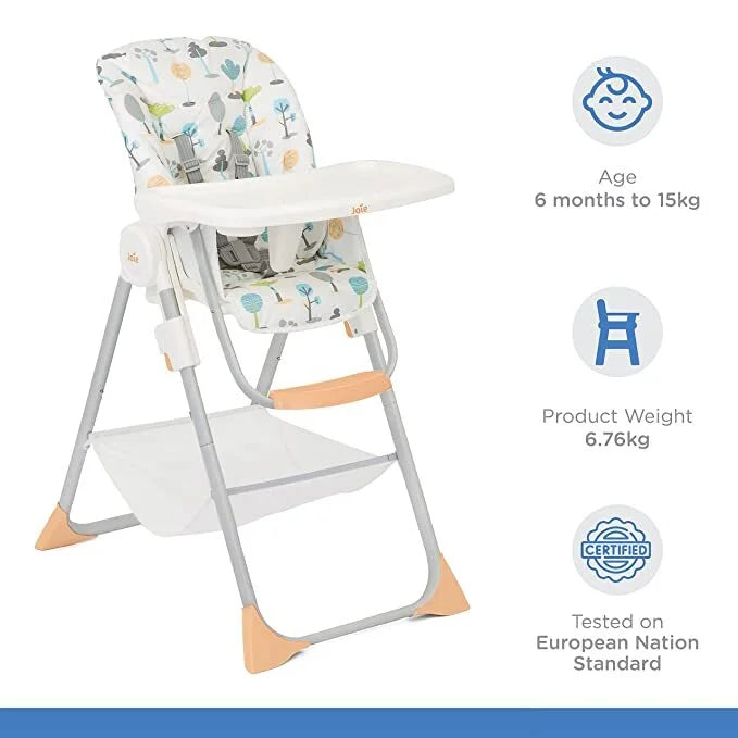Snacker™ 2in1 High Chair - Pastel Forest