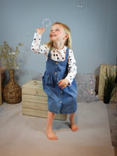 Denim Pinafore T-shirt Set