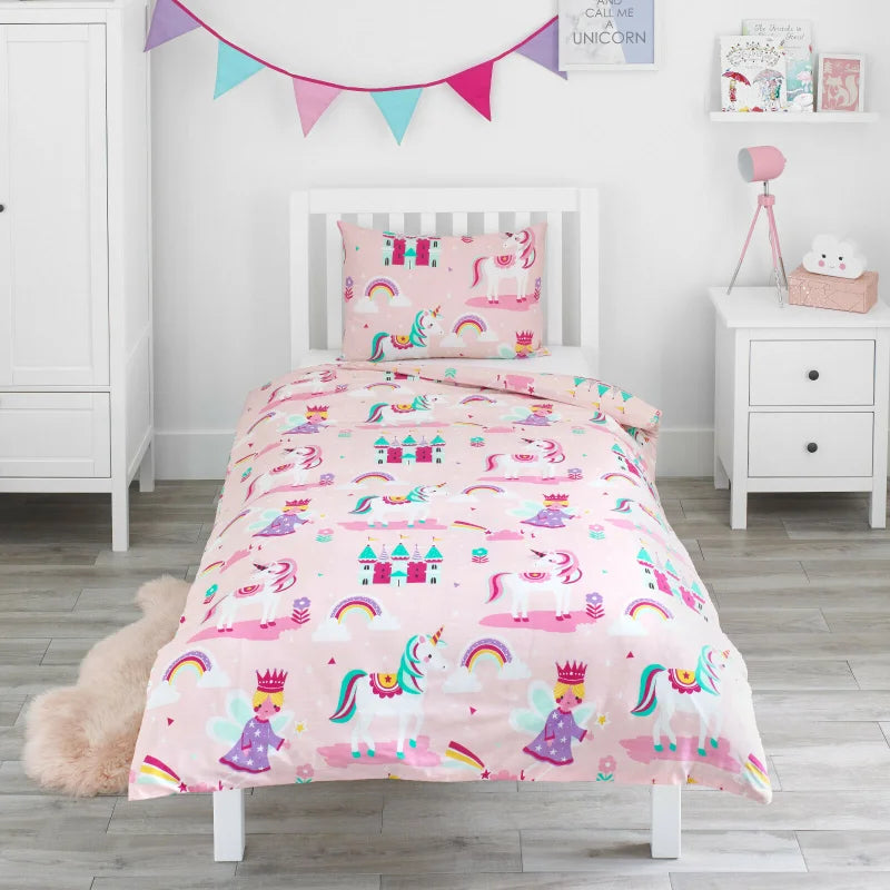 Magical Unicorn Toddler Duvet Set With Pillowcase