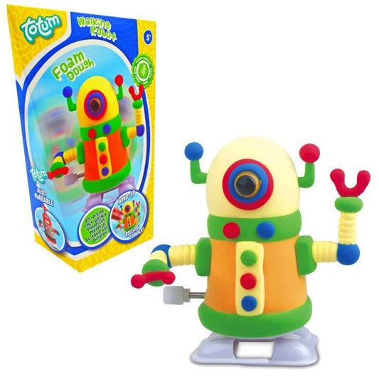 Totum Foam Dough Yellow Robot