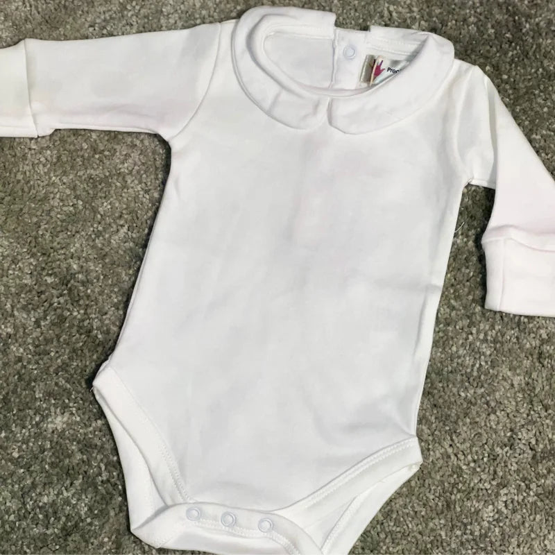 Long Sleeve Body Suit Baby Essentials Snow White