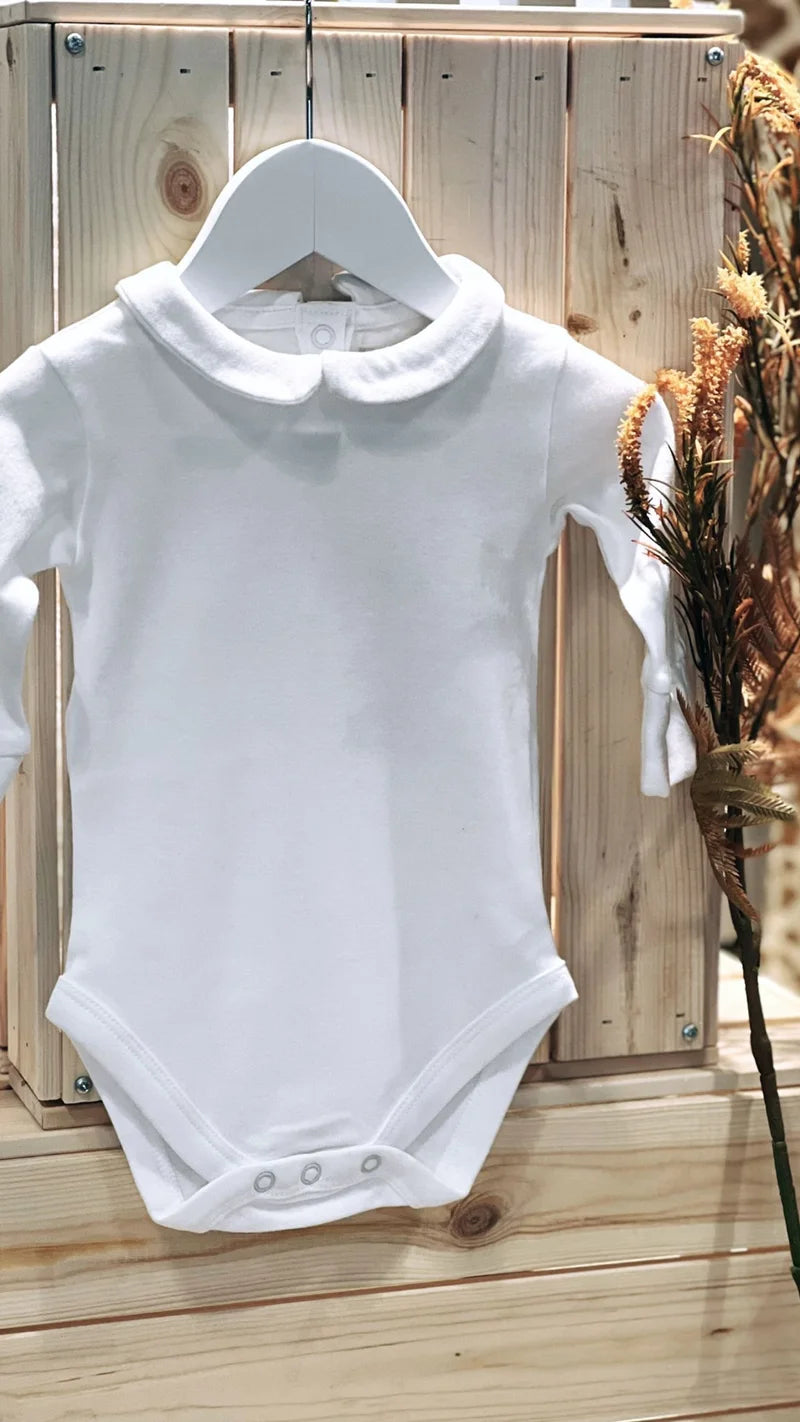 Long Sleeve Body Suit Baby Essentials Snow White