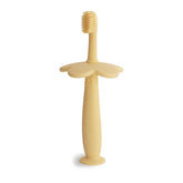 Mushie Silicone Training Toothbrush Daffodil