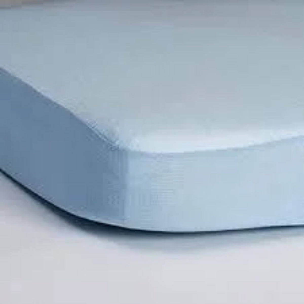 Tencel Fitted Bed Protector Cot Bed 70x140 Pale Blue