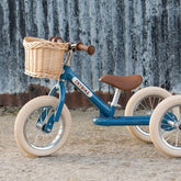Trybike Steel 2 In 1 Vintage Edition Blue 3 Wheeler
