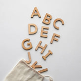 Gladfolk Maple Alphabet Uppercase Letters